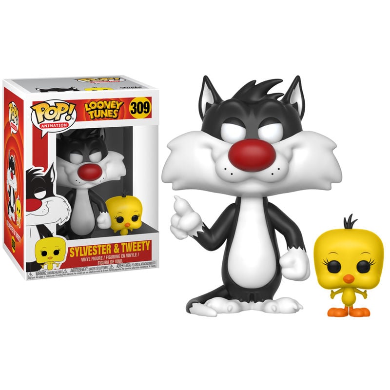 Figura Funko POP! de Sylvester y Tweety de Looney Tunes