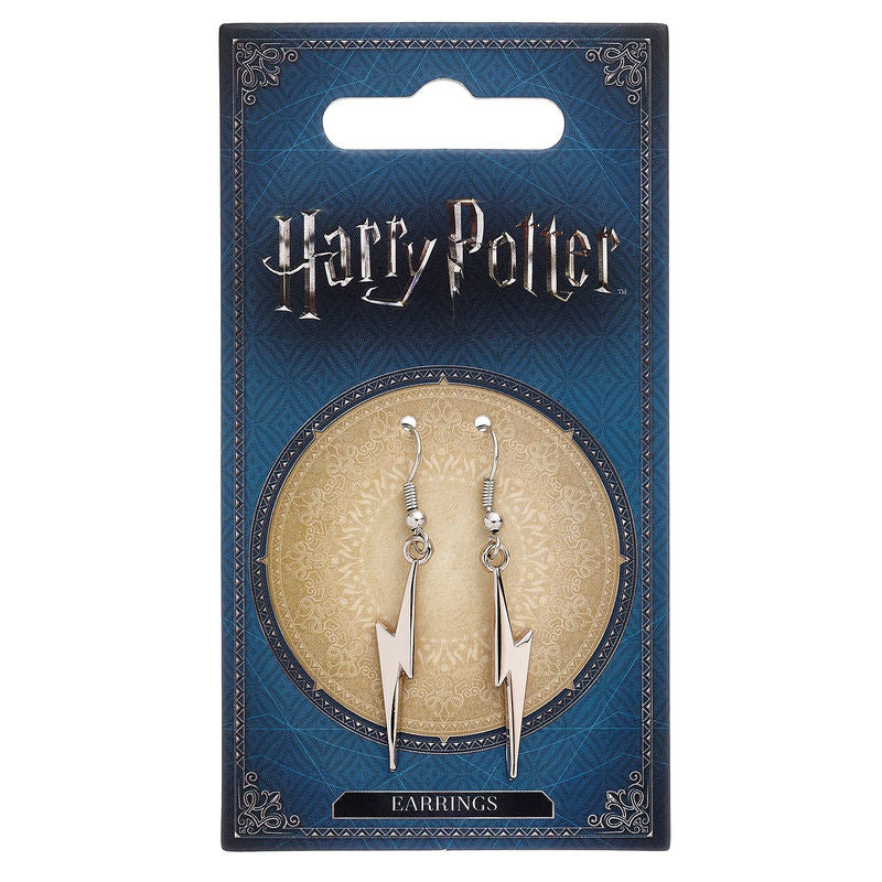 Pendientes colgantes con diseño de rayo Lightning Bolt de Harry Potter - 2