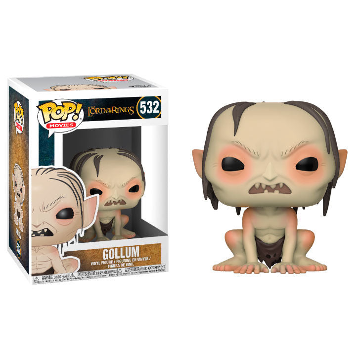 Figura Funko POP! de Gollum de El Señor de los Anillos en caja