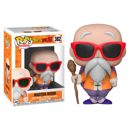 Figura Funko POP! de Dragon Ball Z Gohan Master Roshi con bastón - 2
