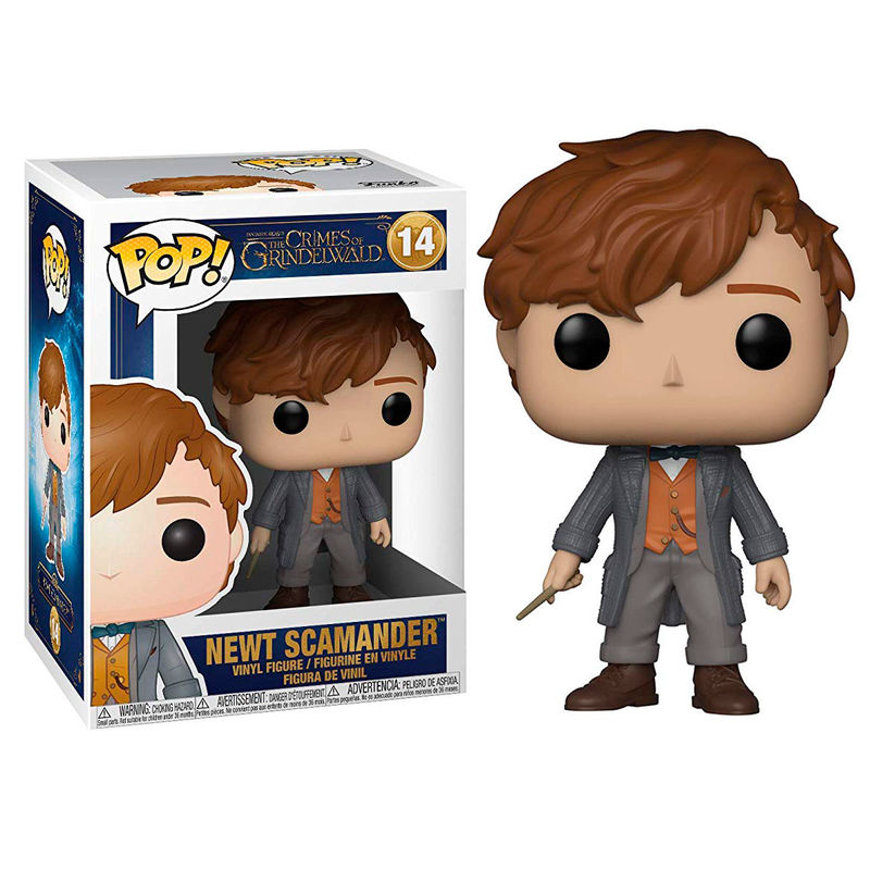 Figura Funko POP! de Newt Scamander con varita - 2