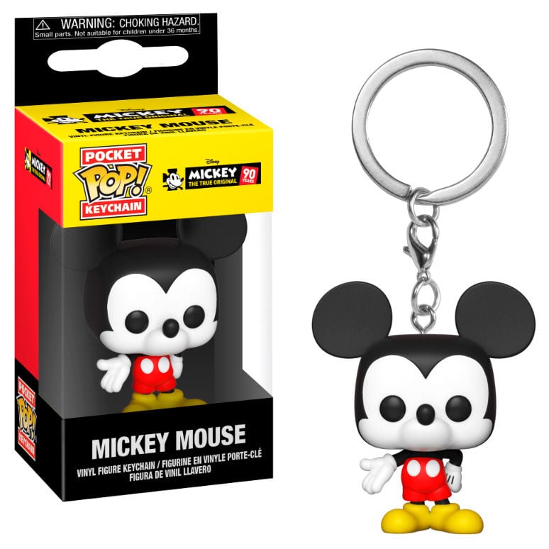 Llavero FUNKO Pocket POP! de Mickey Mouse con figura de vinilo