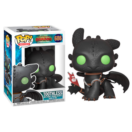 Figura Funko POP! de Toothless con alas y ojos verdes - 2