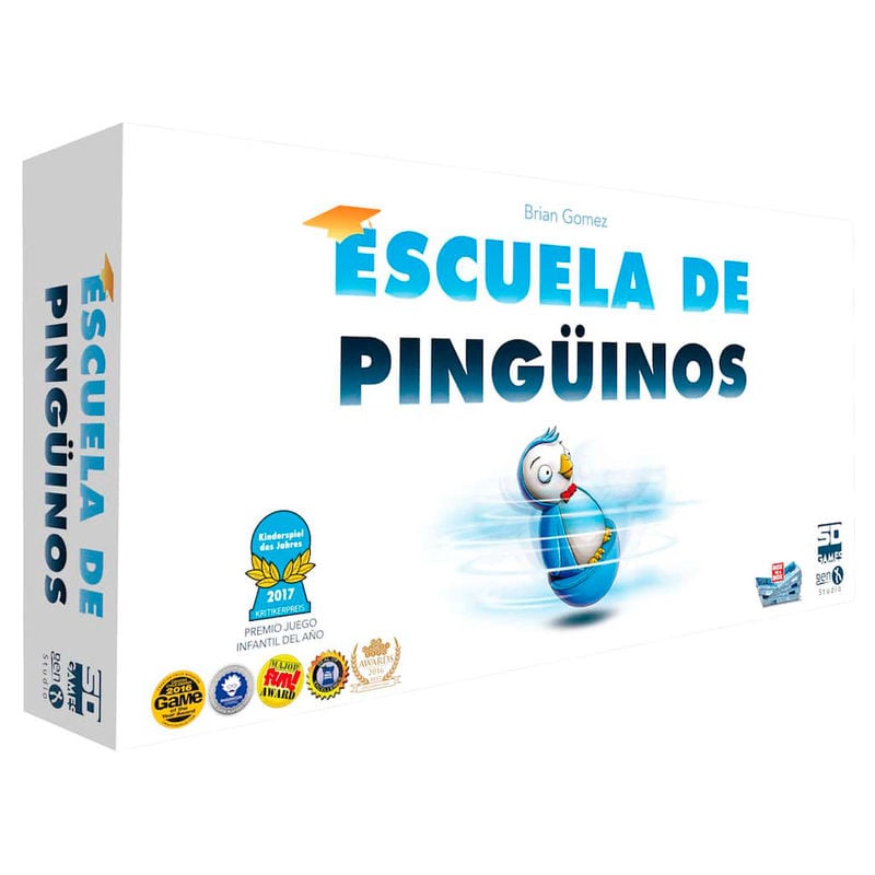Caja del juego de mesa Escuela de Pingüinos Edición Kinderspiele