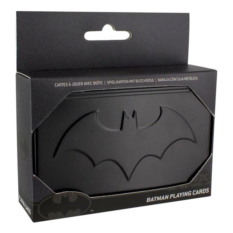 Baraja de cartas Batman DC Comics con caja metálica negra - 2