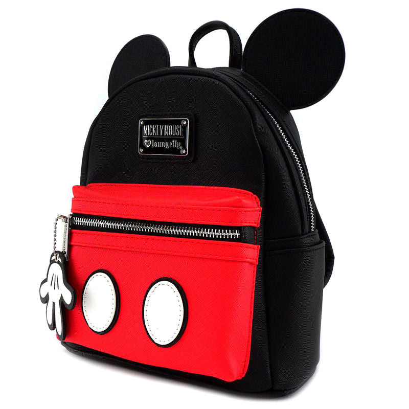 Mochila negra y roja de Mickey Mouse Disney Loungefly - 2