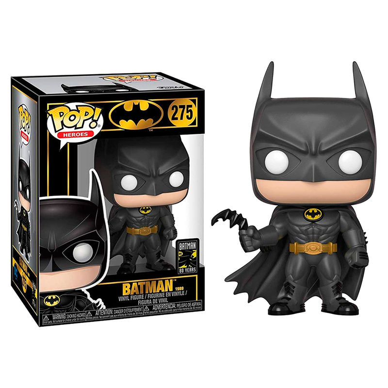 Figura Funko POP! de Batman 1989 con traje negro y batarang - 2