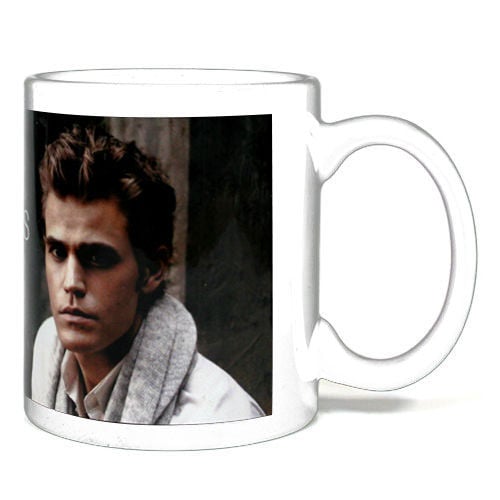 Taza blanca de Stefan Salvatore de The Vampire Diaries