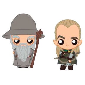 Set de figuras Pokis de Gandalf y Legolas
