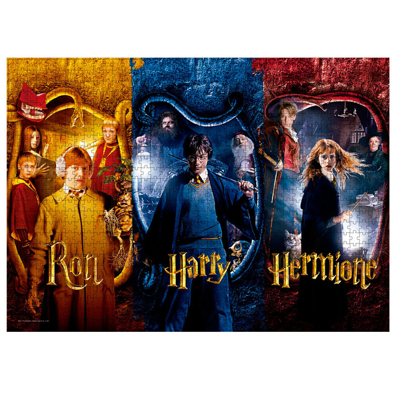Puzzle Harry Potter de 1000 piezas con Ron, Harry y Hermione - 2