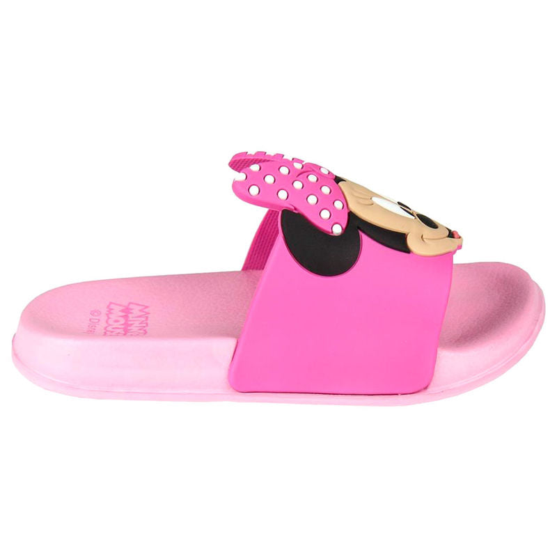 Chanclas rosas de Minnie Disney con lazo de lunares - 5