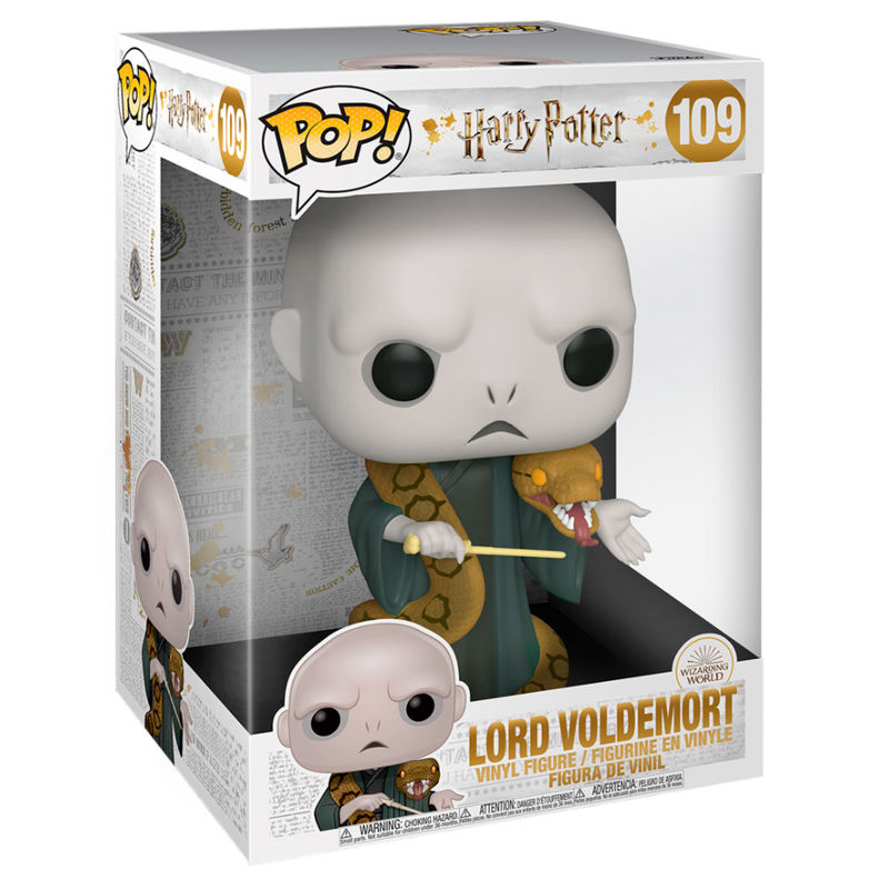 Figura Funko POP! de Voldemort con Nagini en caja con ventana - 3