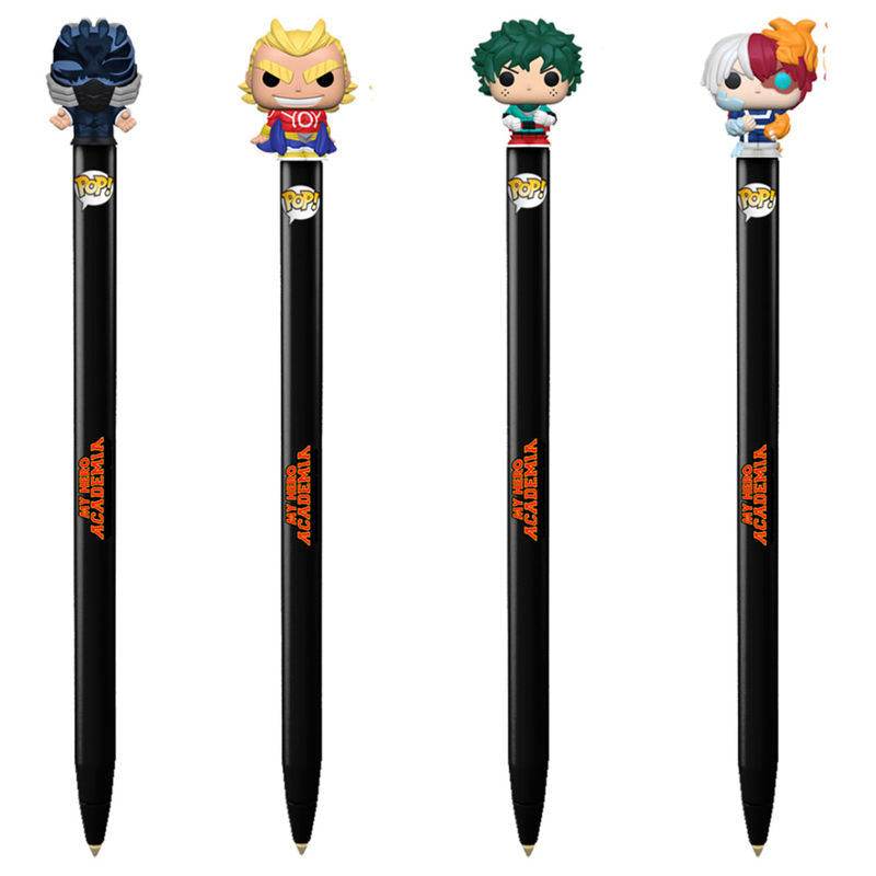 Bolígrafo FUNKO negro de My Hero Academia con topper de personaje - 2