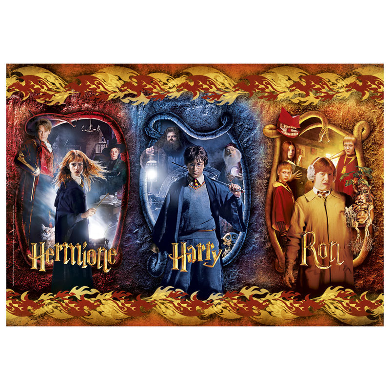 Puzzle Clementoni de Harry Potter con Harry, Ron y Hermione - 2
