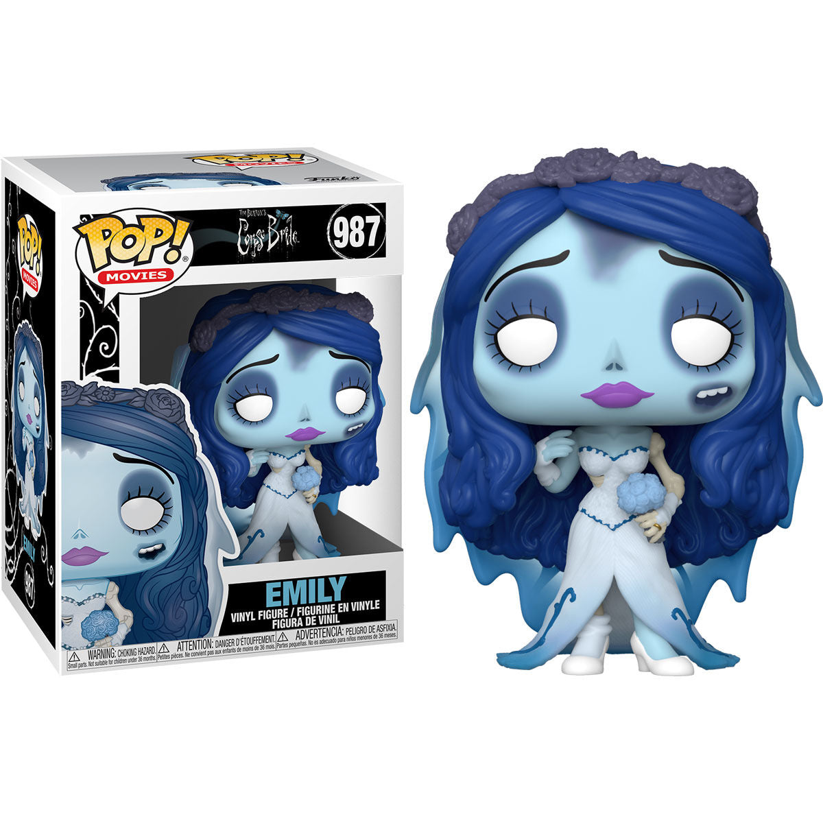 Figura Funko POP! de Emily de La Novia Cadáver en caja con ventana - 3