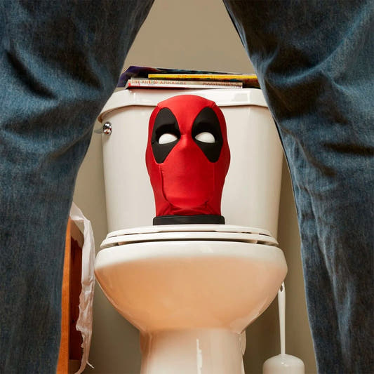 Cabeza interactiva de Deadpool Marvel Legends en rojo y negro - 7