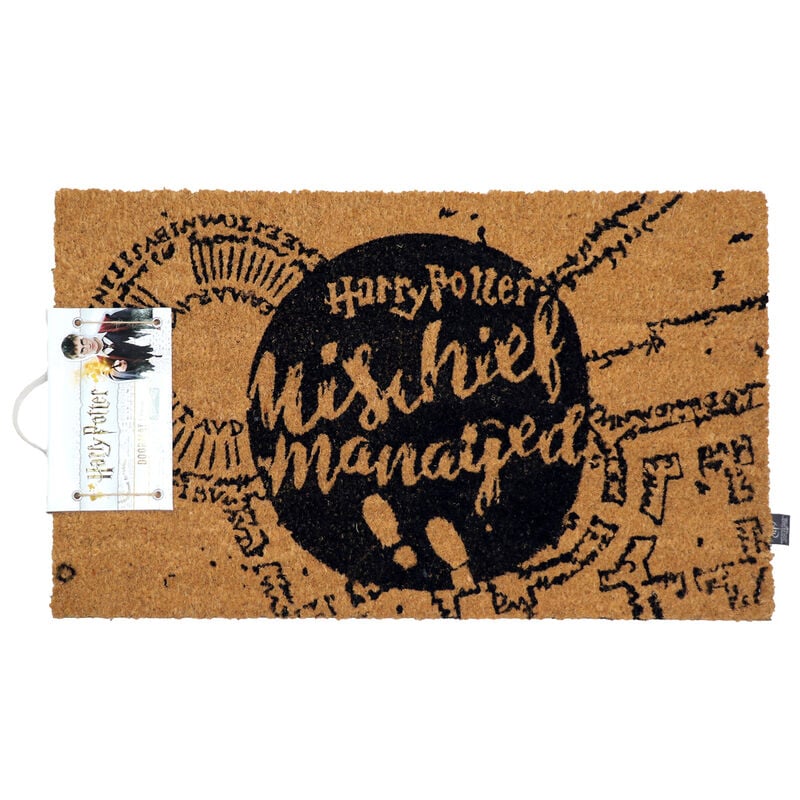 Felpudo Harry Potter Mischief Managed de fibra de coco