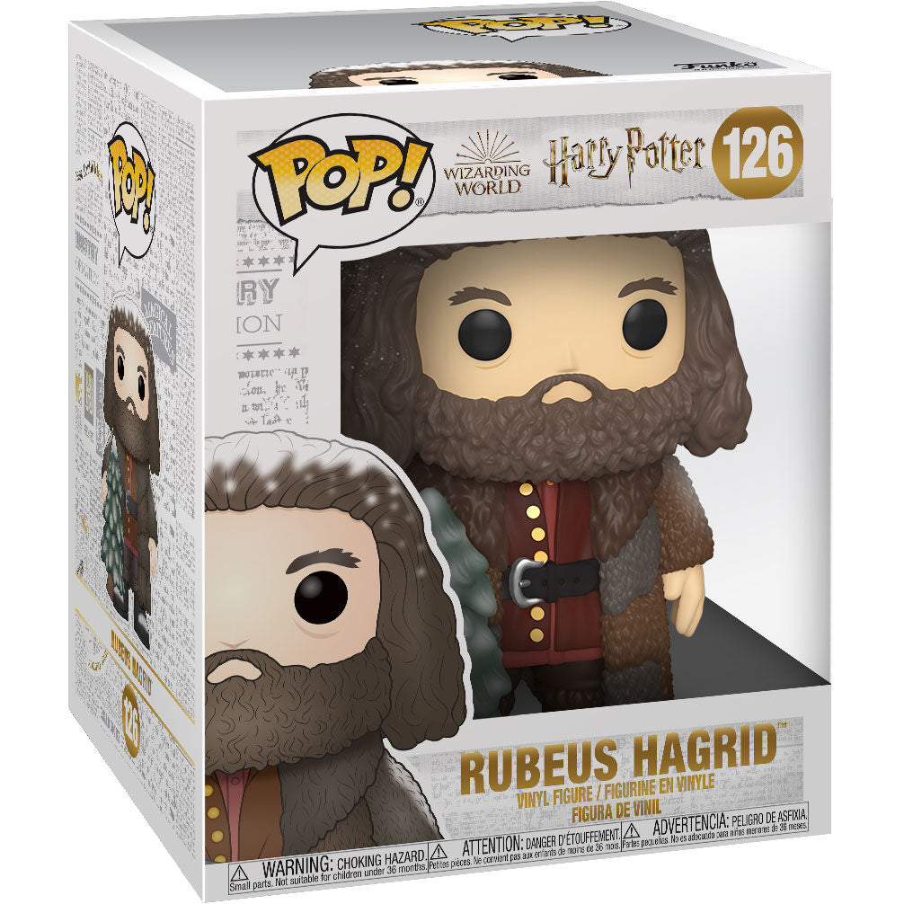 Figura Funko POP! Holiday de Hagrid con árbol de Navidad - 3