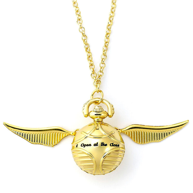 Colgante reloj dorado Golden Snitch de Harry Potter con alas - 3