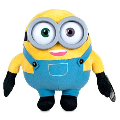 Peluche de Bob de Minions de 30 cm con gafas y peto azul - 2