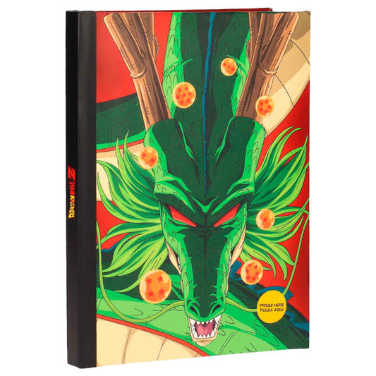 Cuaderno A5 de Dragon Ball con portada de Shenron y bolas de dragón - 2