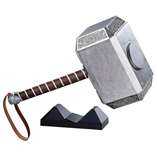 Réplica del martillo Mjolnir de Thor Hasbro con base y luz LED - 5