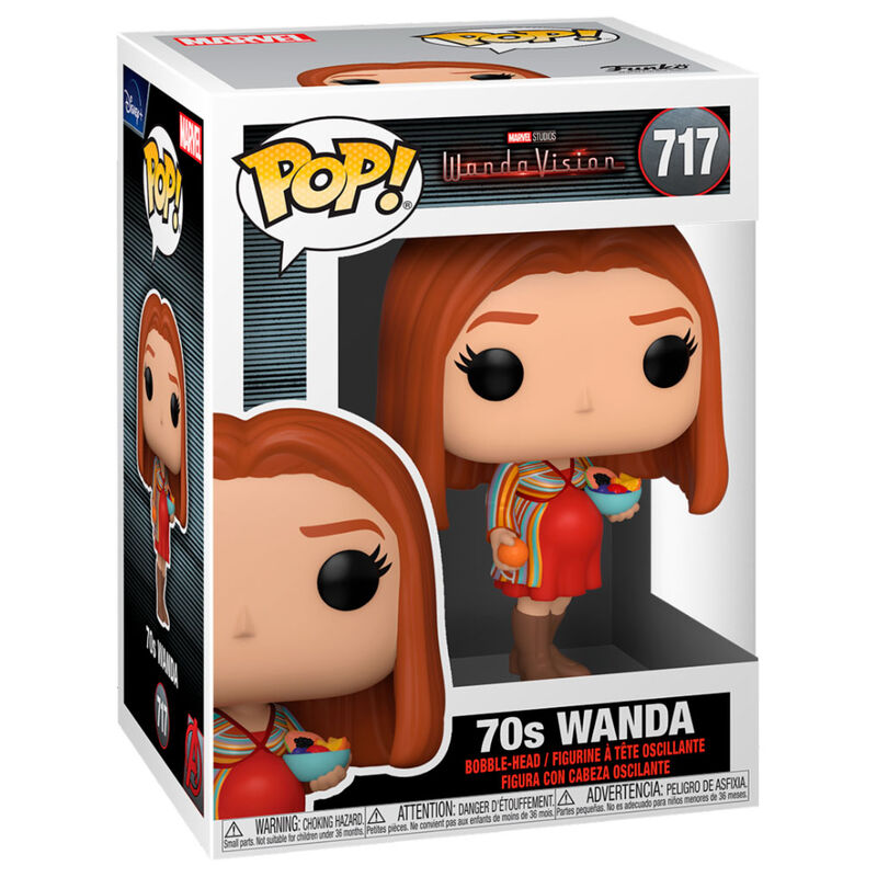 Figura Funko POP! de Wanda 70s de WandaVision en caja - 3