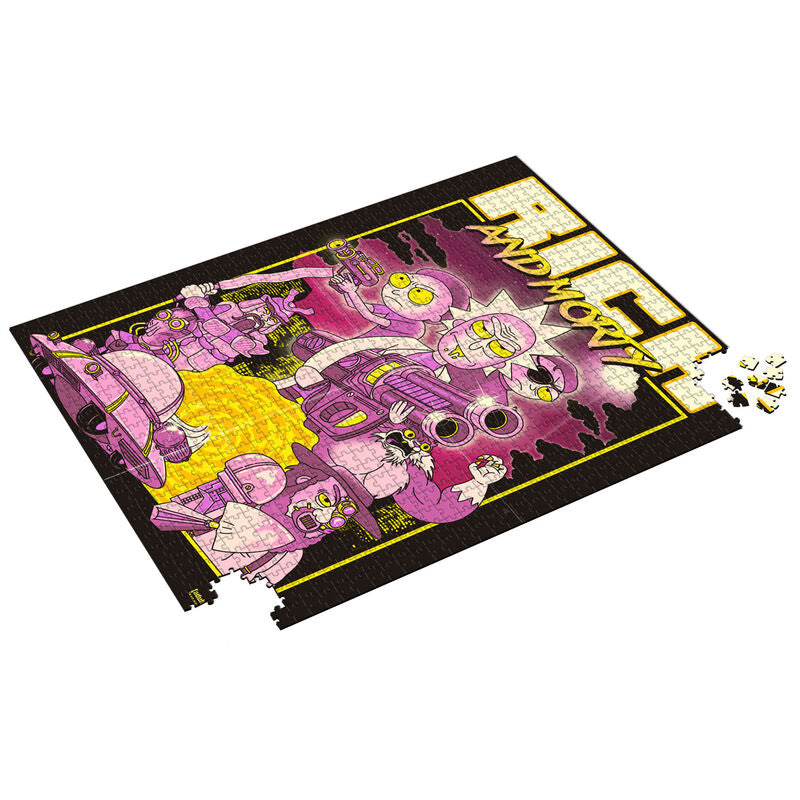 Puzzle retro de Rick and Morty de 1000 piezas SD Toys - 2
