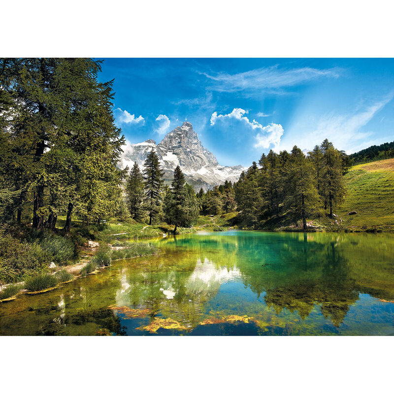 Puzzle Clementoni Lago Azul de 1500 piezas con lago y montañas - 2