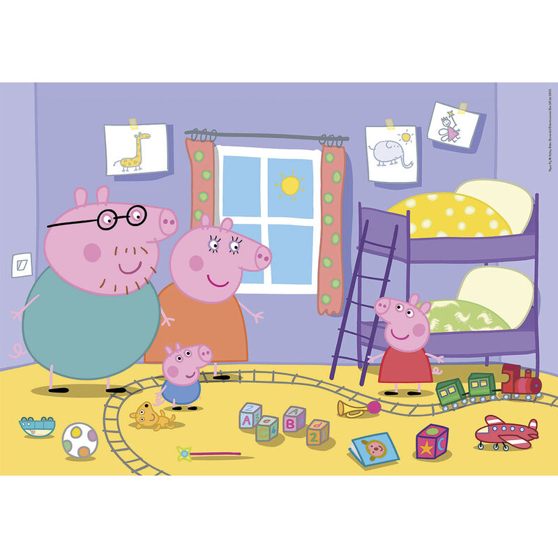Puzzle Maxi Clementoni de Peppa Pig de 60 piezas - 2