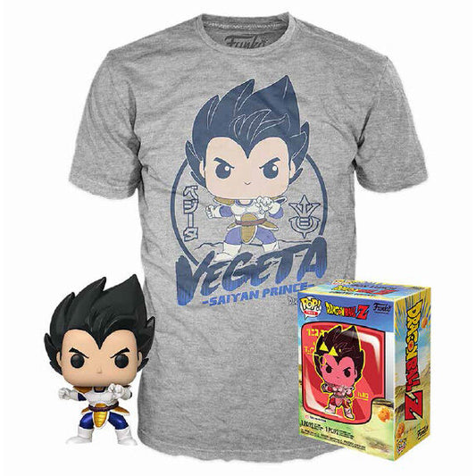 Set Funko POP y camiseta gris de Vegeta de Dragon Ball Z - 2