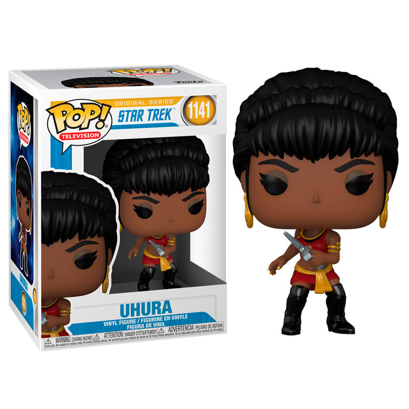 Figura Funko POP! de Uhura con uniforme rojo y botas negras - 3