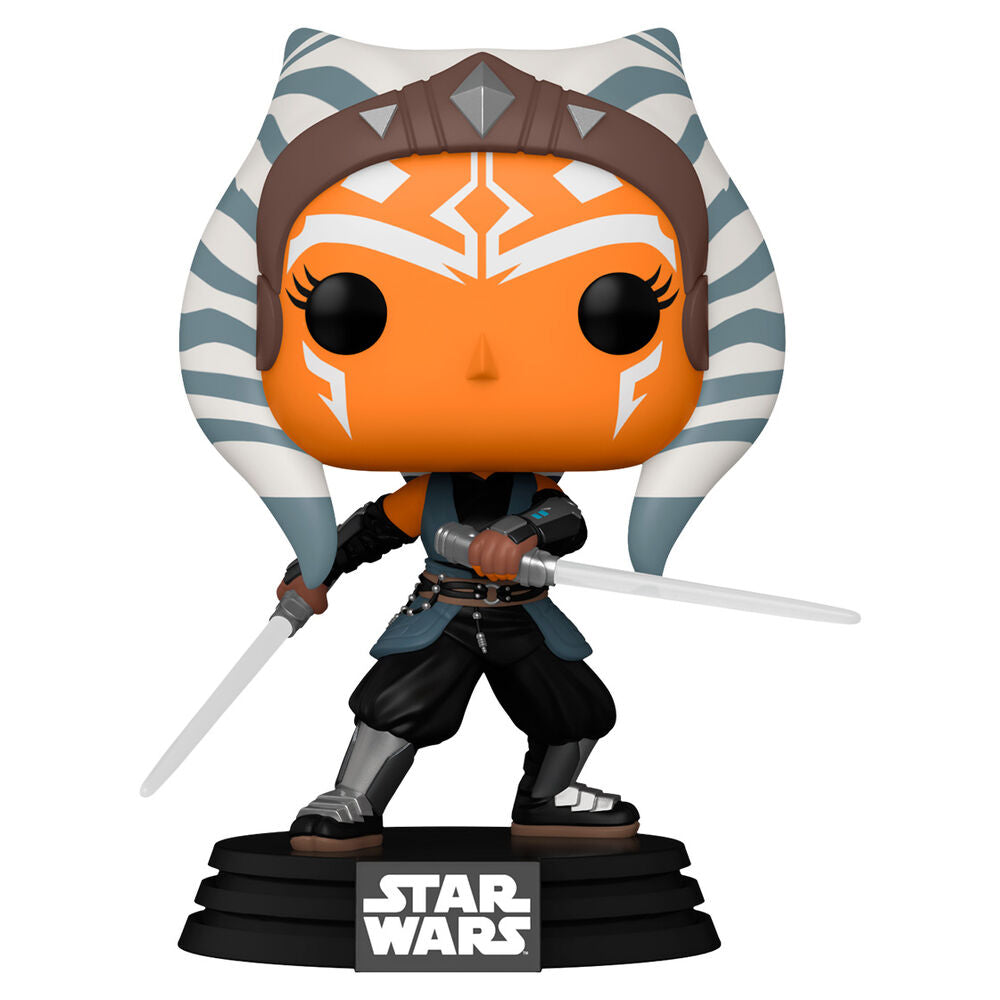 Figura Funko POP! de Ahsoka con sables en caja con ventana - 3