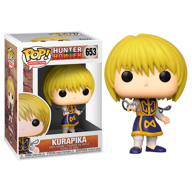 Figura Funko POP! de Kurapika de Hunter x Hunter con uniforme azul y dorado - 3
