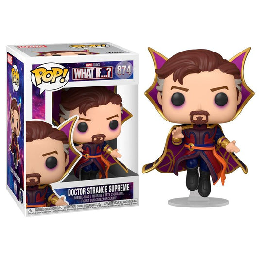 Figura Funko POP! Doctor Strange Supreme de Marvel What If...? en caja con ventana - 2