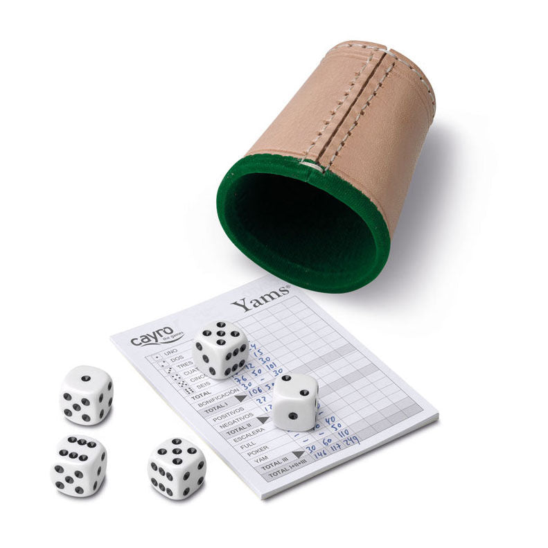 Caja del juego de dados Yams Deluxe de CAYRO - 2
