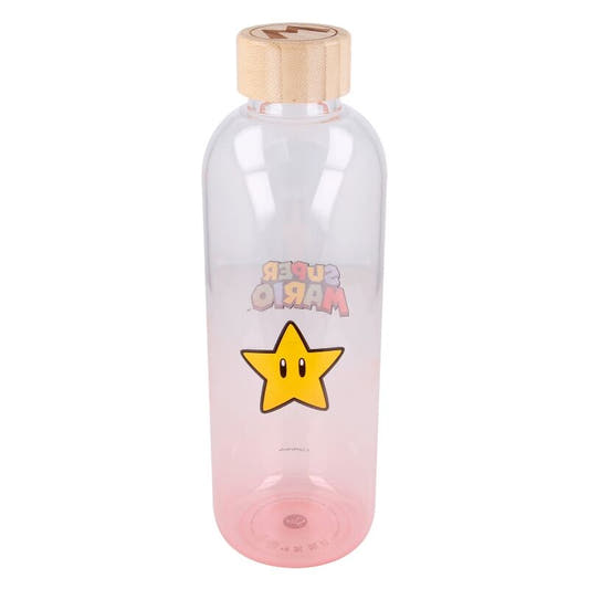 Botella de cristal Super Mario Bros con estrella amarilla en caja regalo - 2