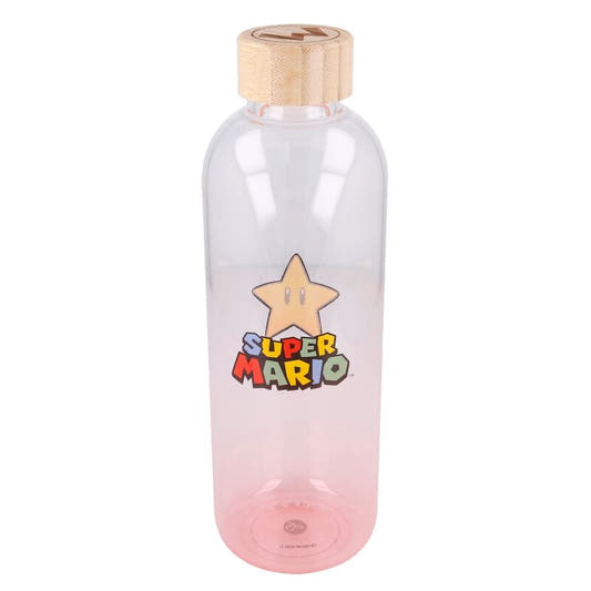 Botella de cristal Super Mario Bros con estrella amarilla en caja regalo - 3
