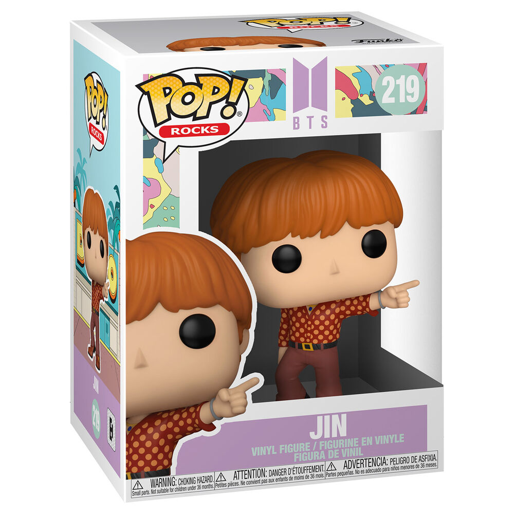 Figura Funko POP! BTS Dynamite Jin con cabello naranja - 3