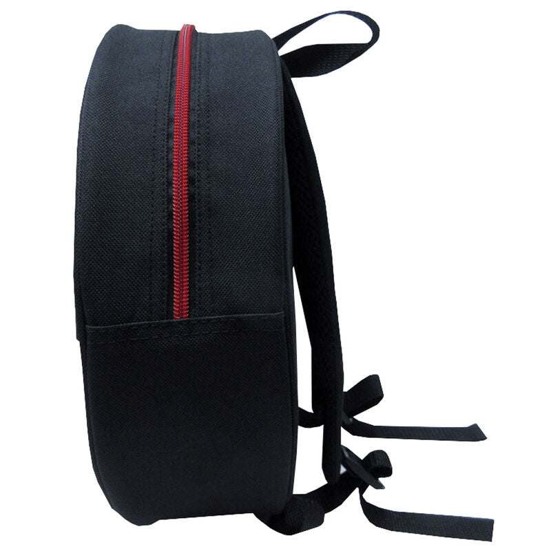 Mochila Pokémon negra con diseño frontal de Poké Ball - 4