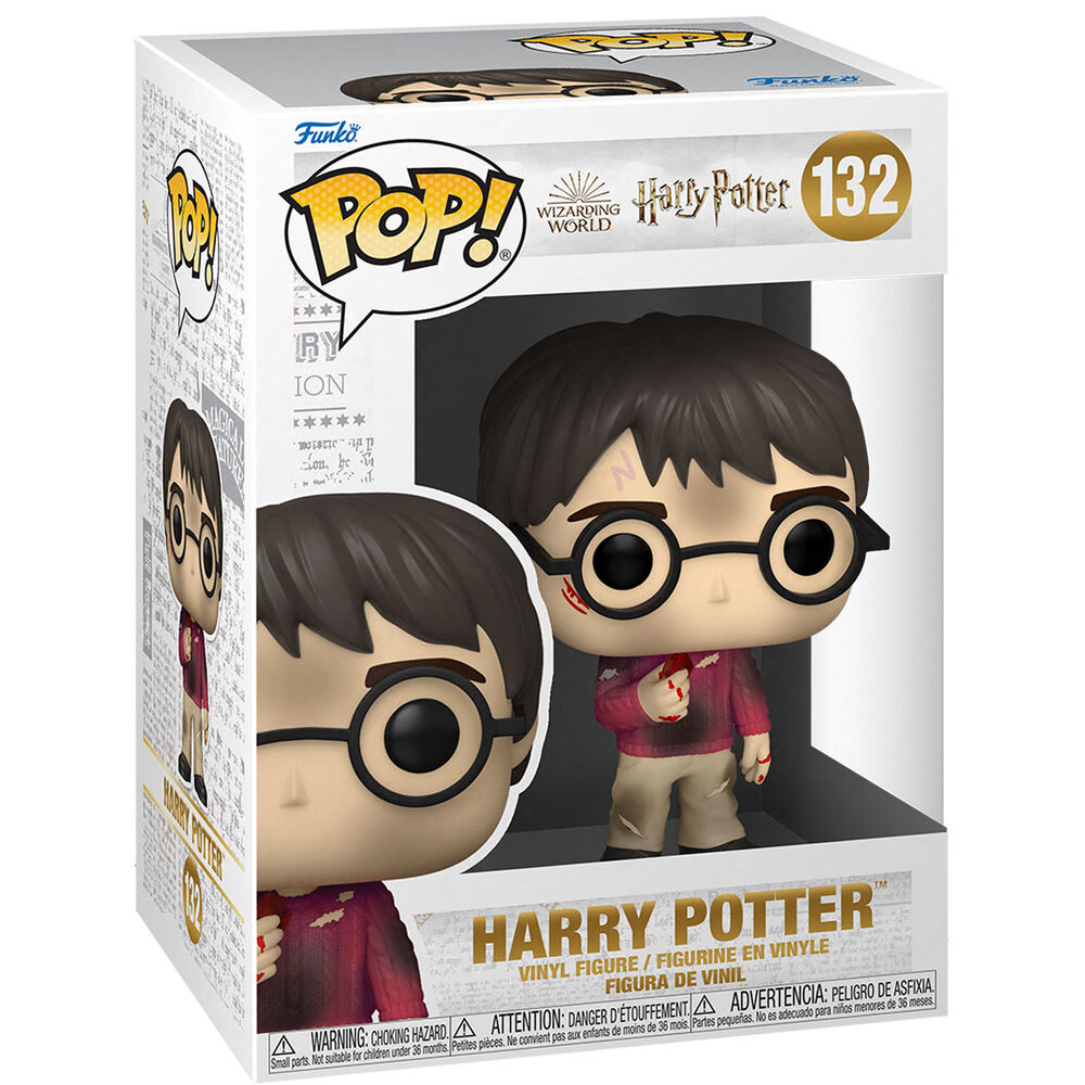 Figura Funko POP! de Harry Potter con gafas y jersey burdeos - 3