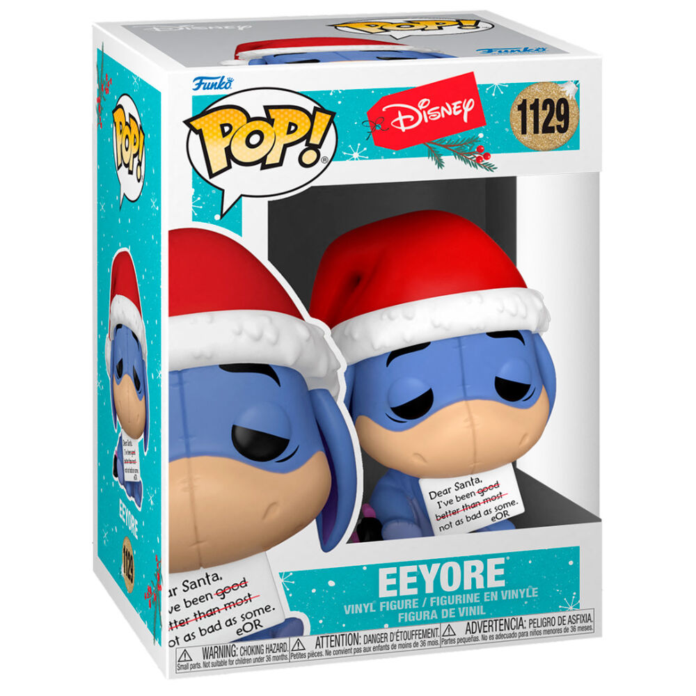 Figura Funko POP! Disney Holiday de Eeyore con gorro de Santa - 3