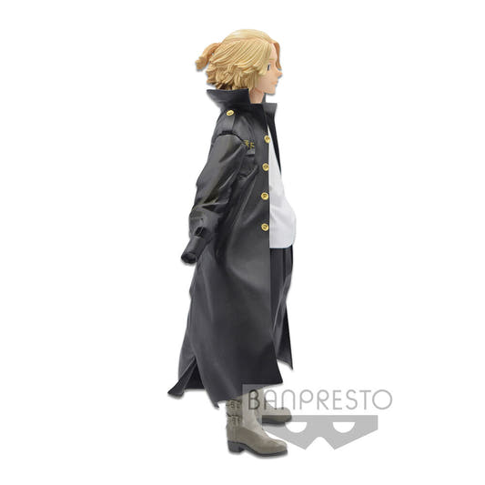 Figura de Sano Manjiro de Tokyo Revengers con abrigo negro - 3