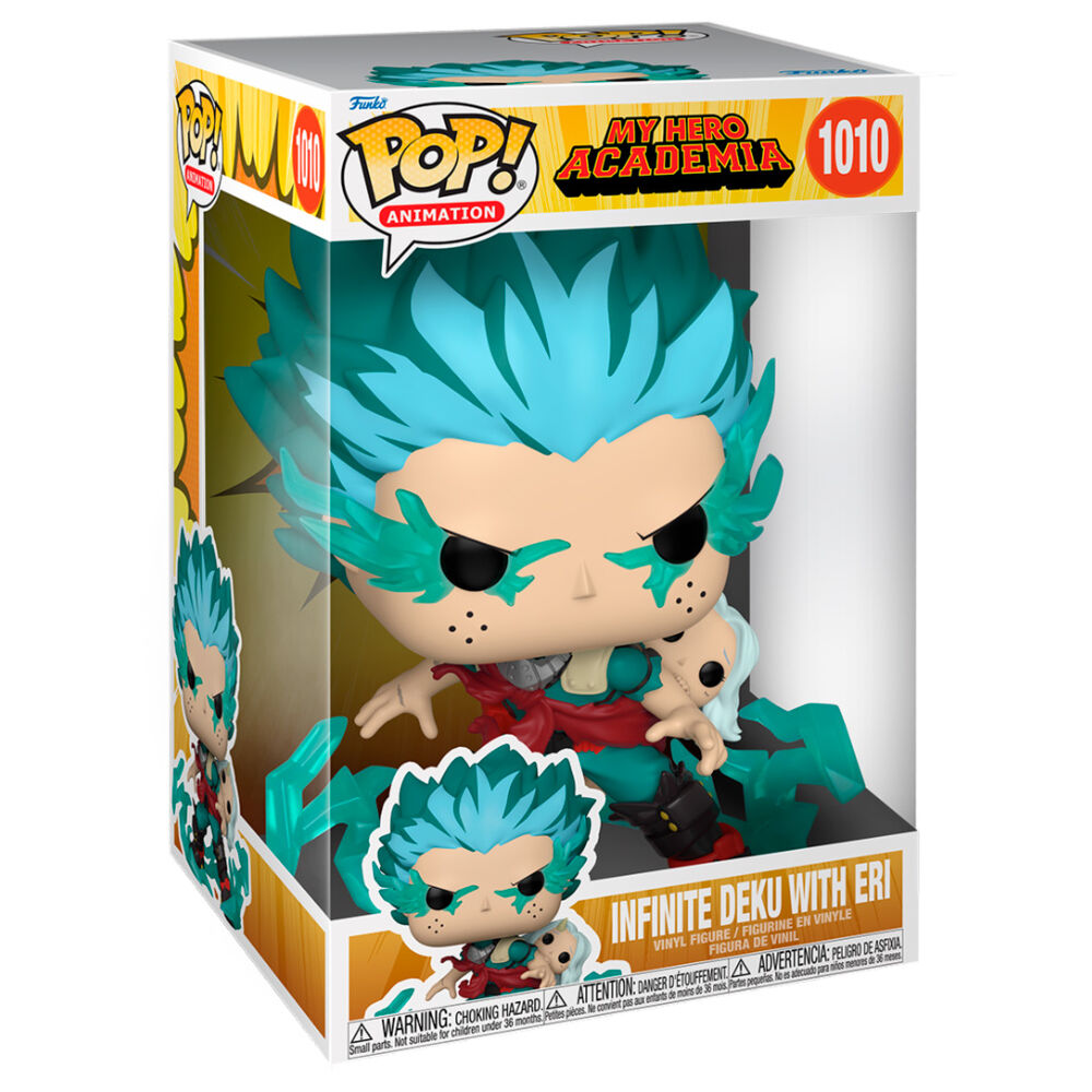 Figura Funko POP Infinite Deku de My Hero Academia con efectos turquesa - 3