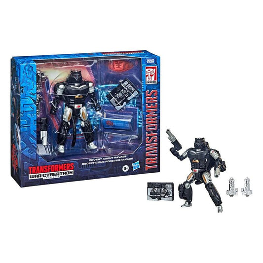 Figura articulada Ravage de Transformers War for Cybertron de 15 cm con accesorios - 3