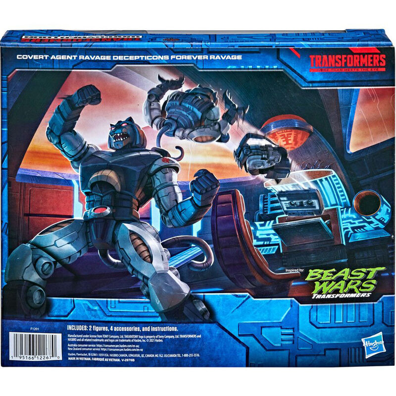 Figura articulada Ravage de Transformers War for Cybertron de 15 cm con accesorios - 5