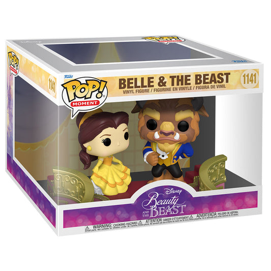 Figura Funko POP de Belle y la Bestia en una escalinata - 2