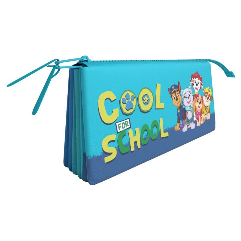 Portatodo triple azul de Paw Patrol con diseño Cool for School