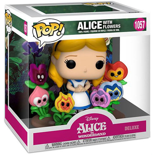 Figura Funko POP! de Alice rodeada de flores de colores - 2