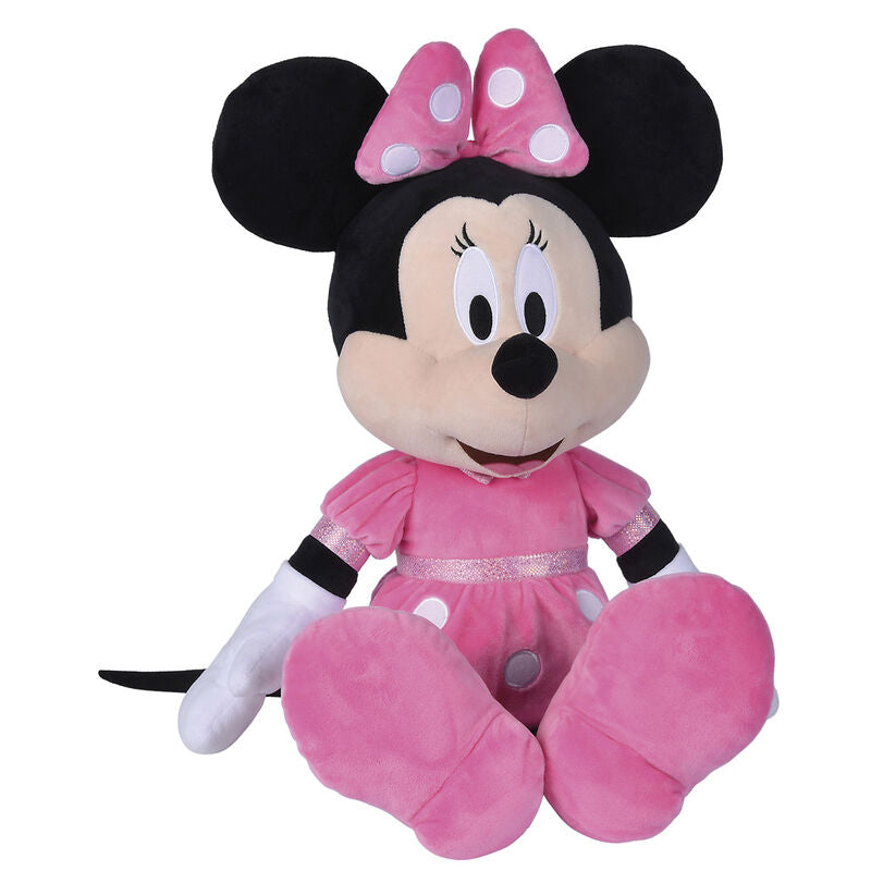Peluche Minnie Disney de 61 cm con vestido y lazo rosas - 2